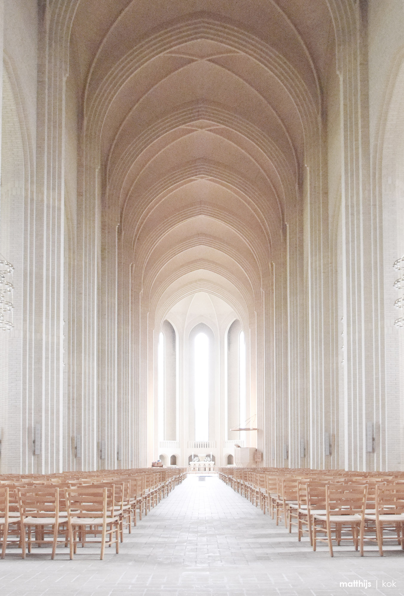 Grundtvig's Church, Copenhagen, Denmark | Photo by Matthijs Kok