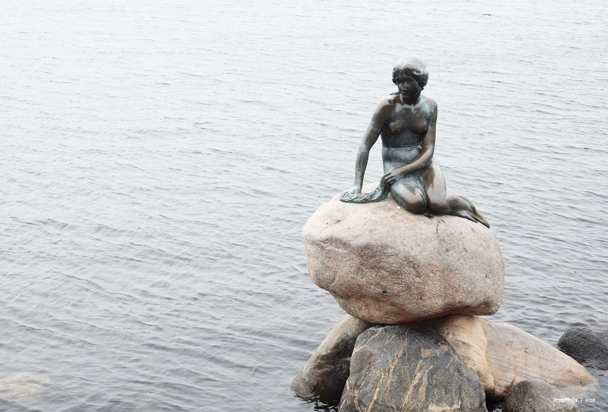 The Little Mermaid Statue, Copenhagen | Photo by Matthijs Kok