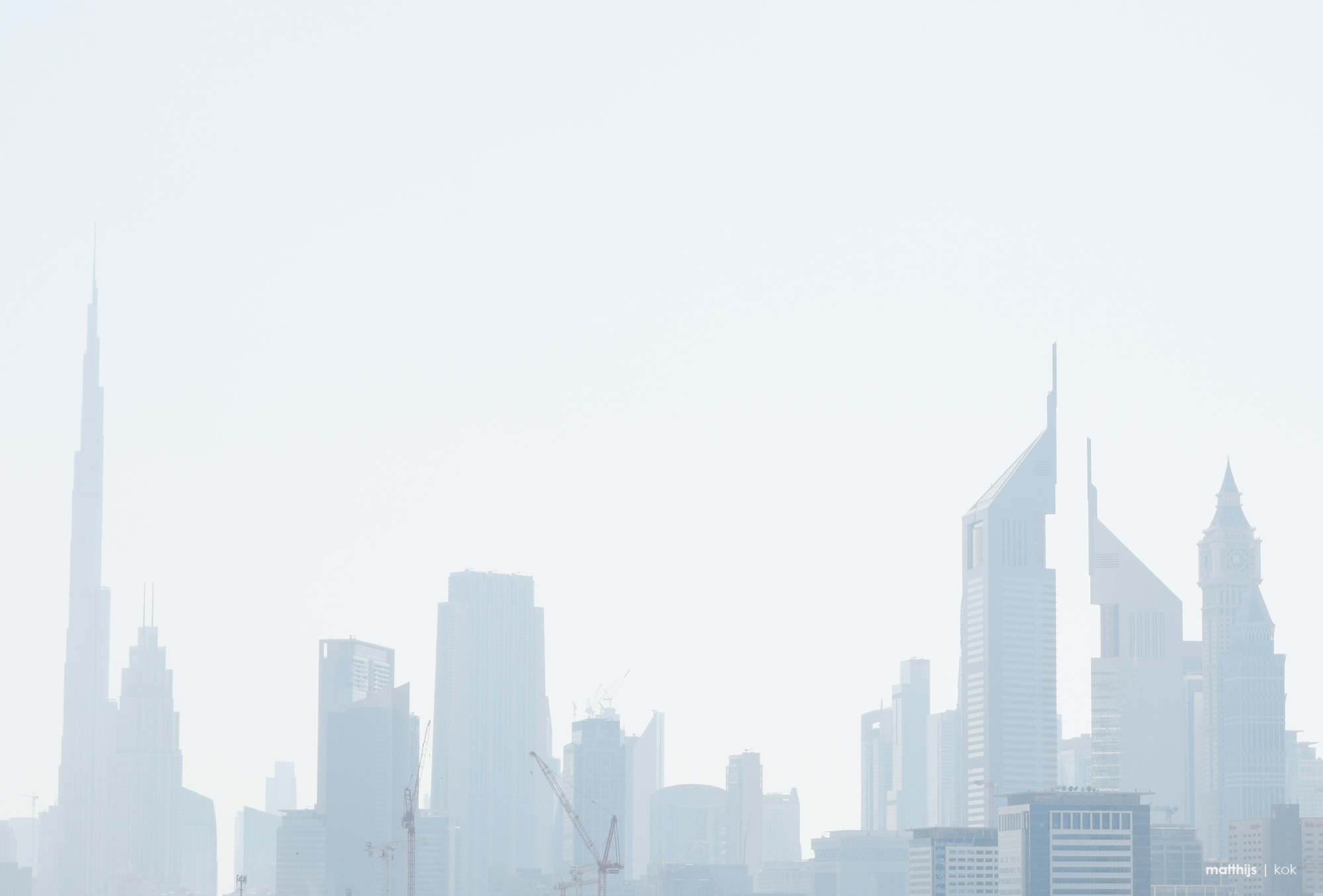 Dubai Skyline, United Arab Emirates | Photo by Matthijs Kok