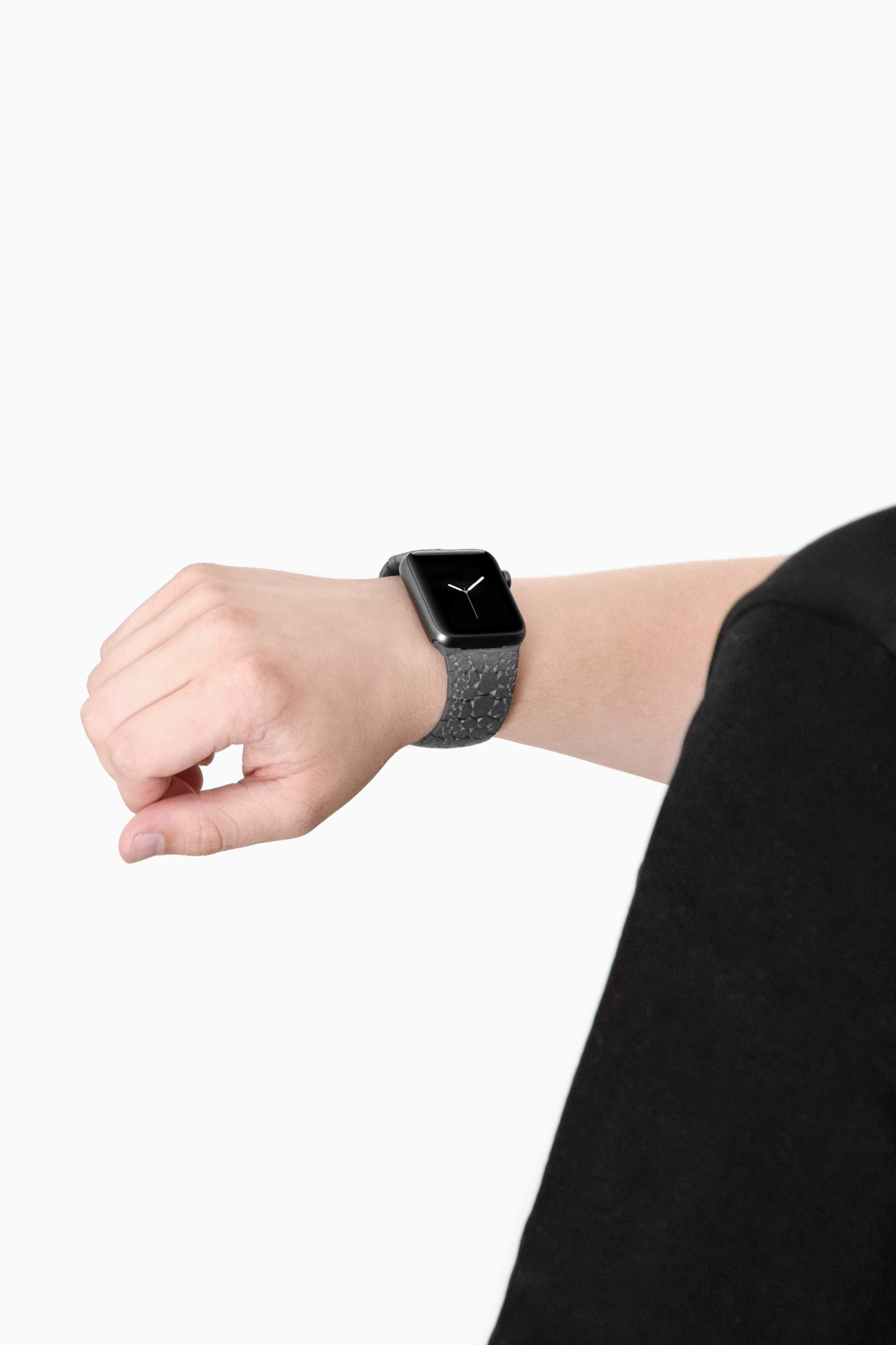 Obsidian Apple Watch Band, Design by Matthijs Kok for Freshfiber