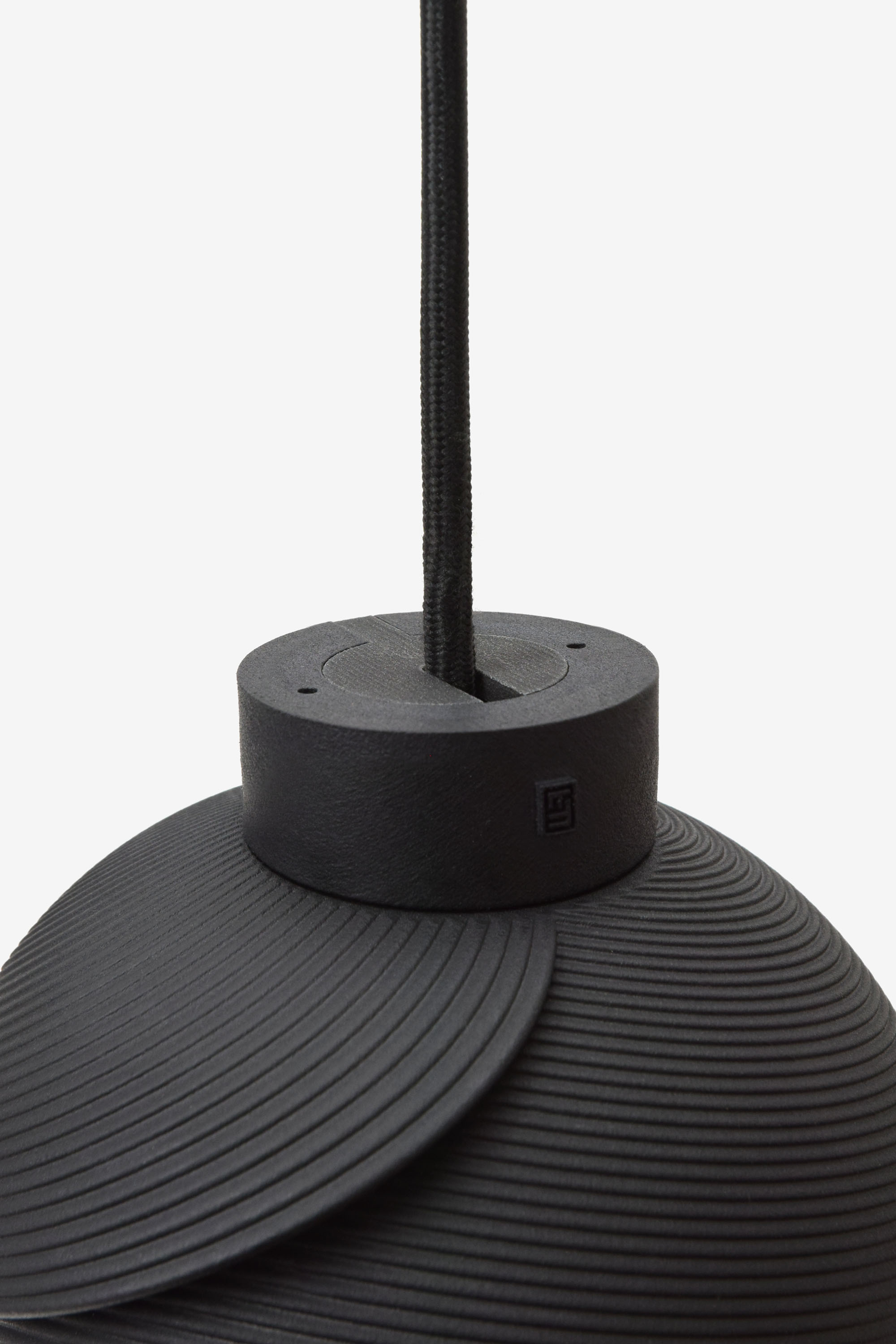 Fold Lamp Cable Detail, Design by Matthijs Kok for Freshfiber