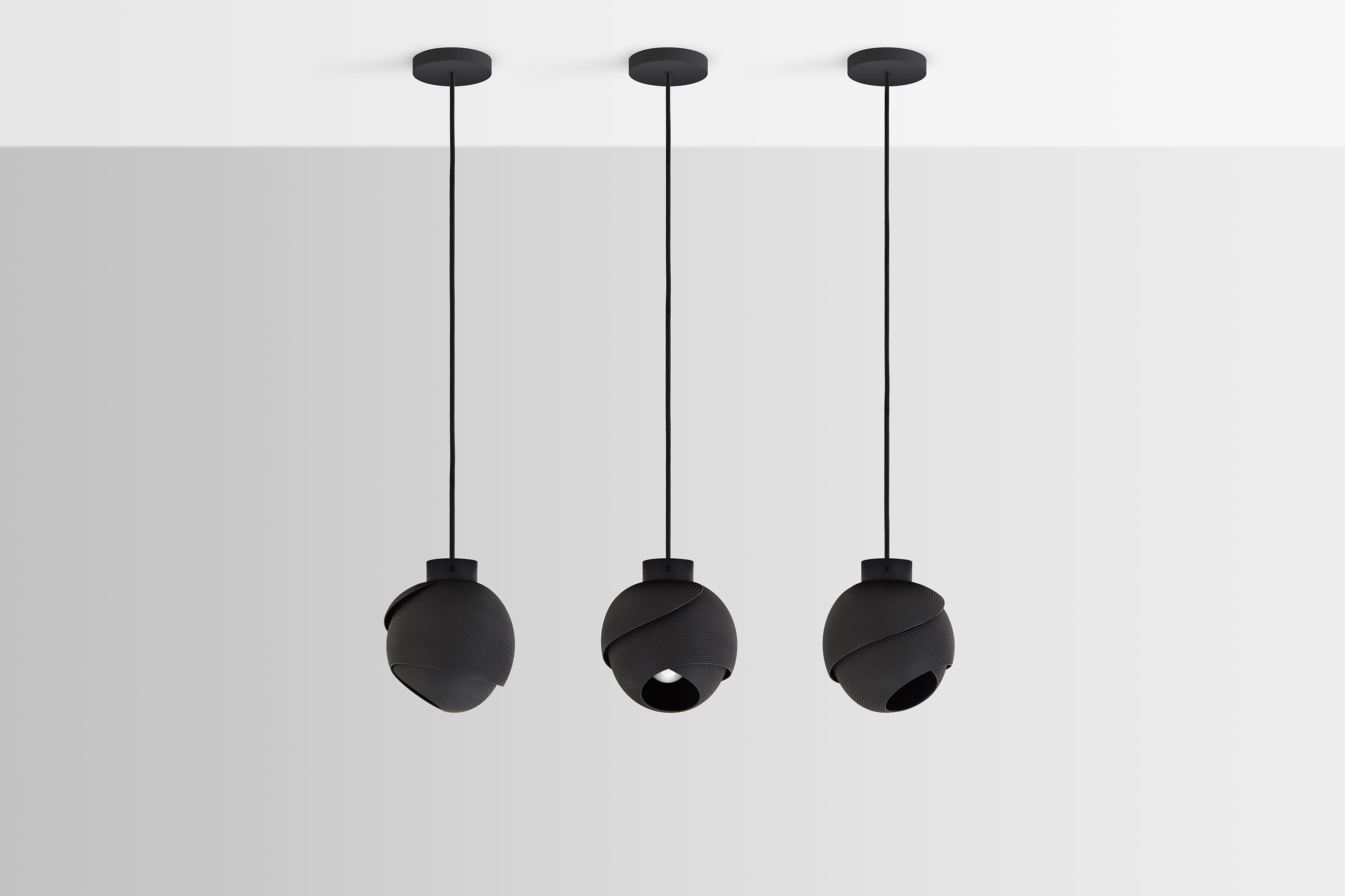 Fold Pendant Lamp, Minimal Interior, Design by Matthijs Kok for Freshfiber