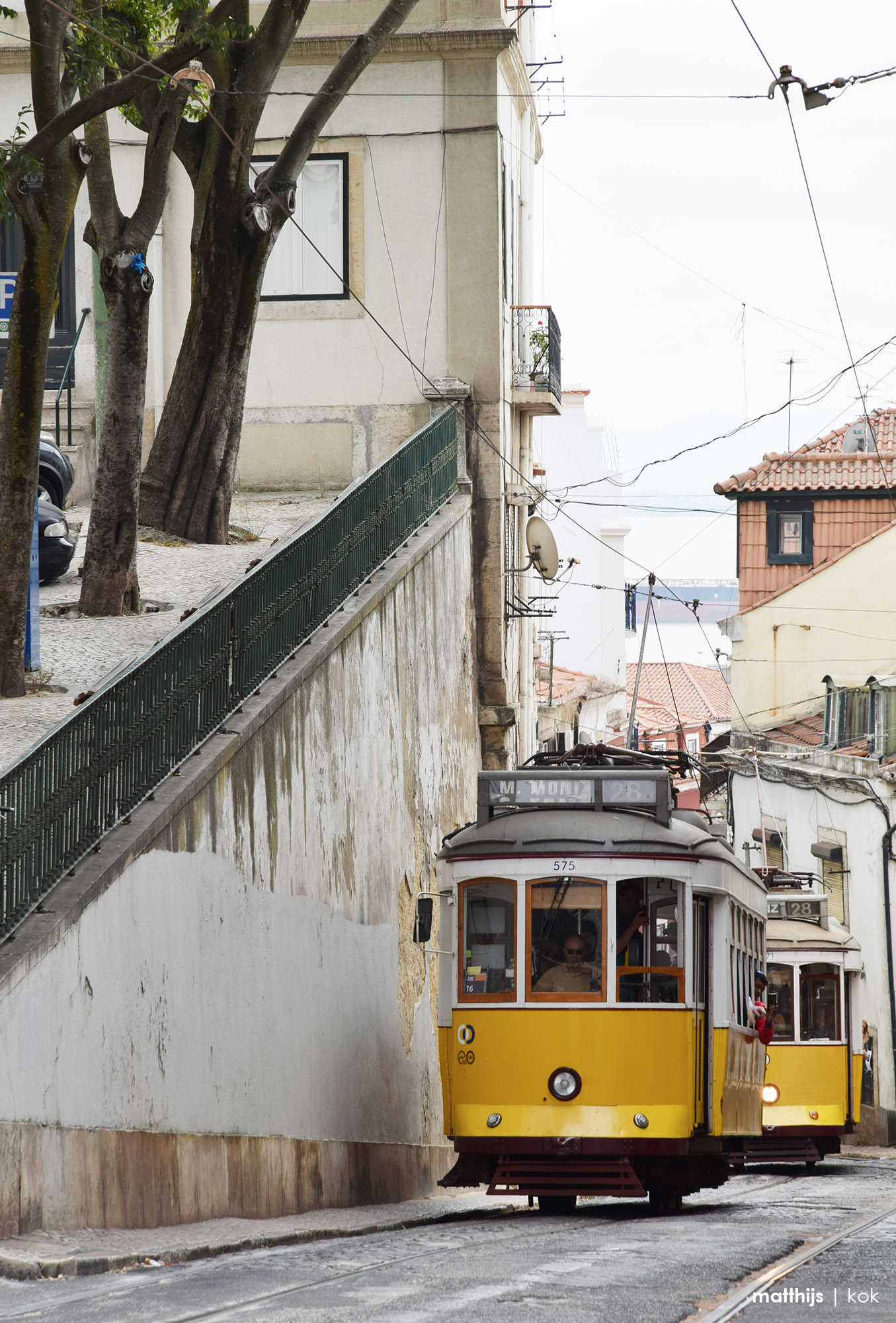 Tram 28, Lisbon, Portugal | Photo by Matthijs Kok
