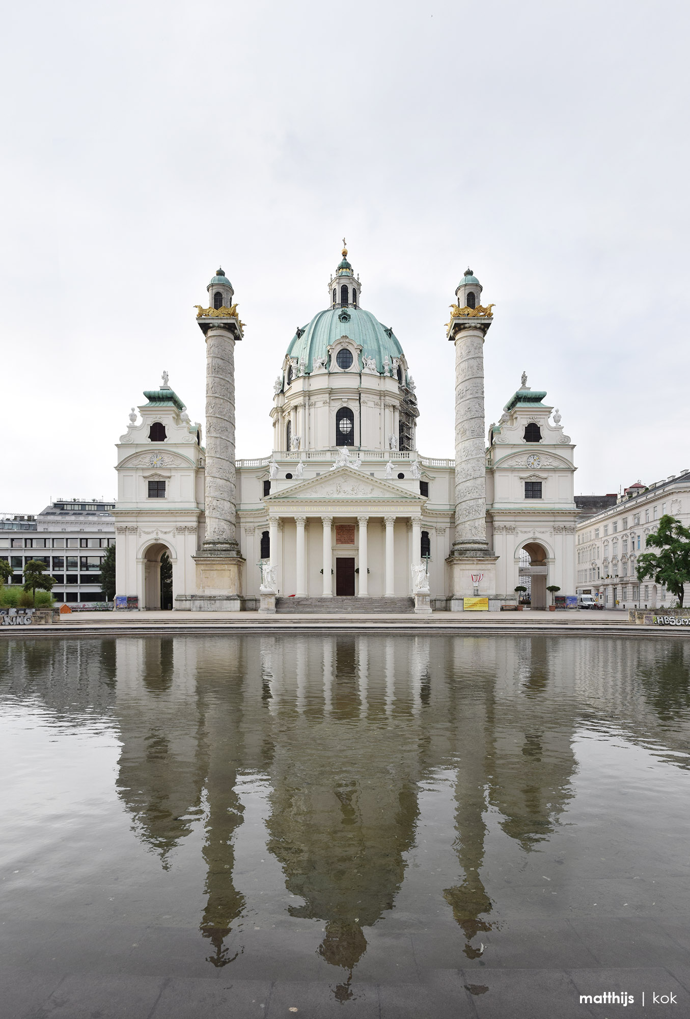 Karlskirche, Vienna, Austria | Photo by Matthijs Kok