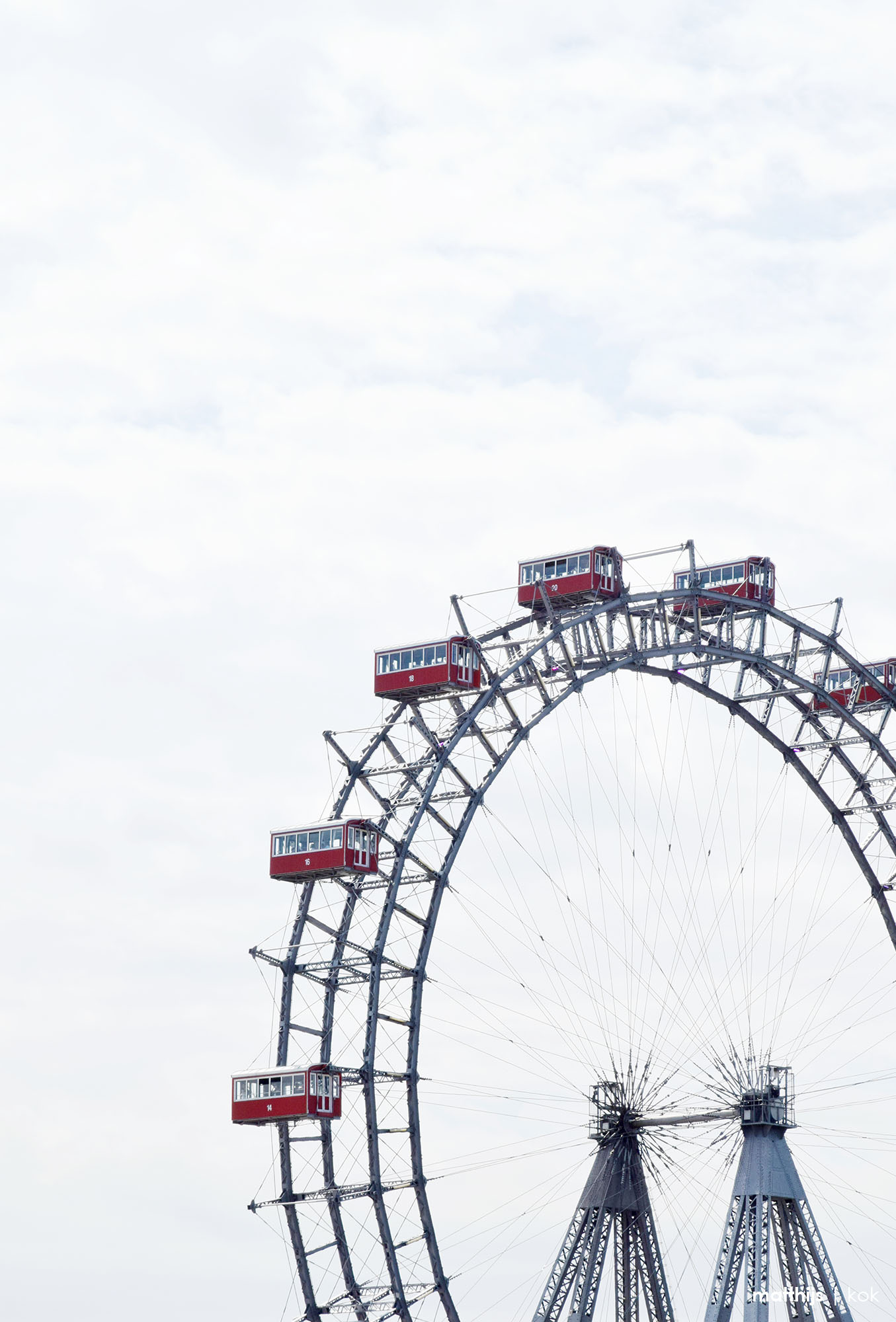 Wiener Riesenrad - Giant Ferris Wheel, Vienna, Austria | Photo by Matthijs Kok