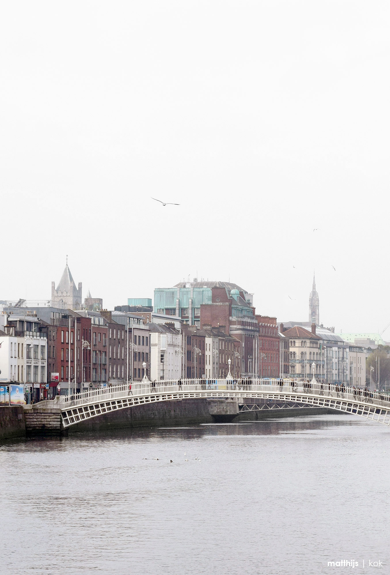 River Liffey, Dublin, Ireland | Photo by Matthijs Kok