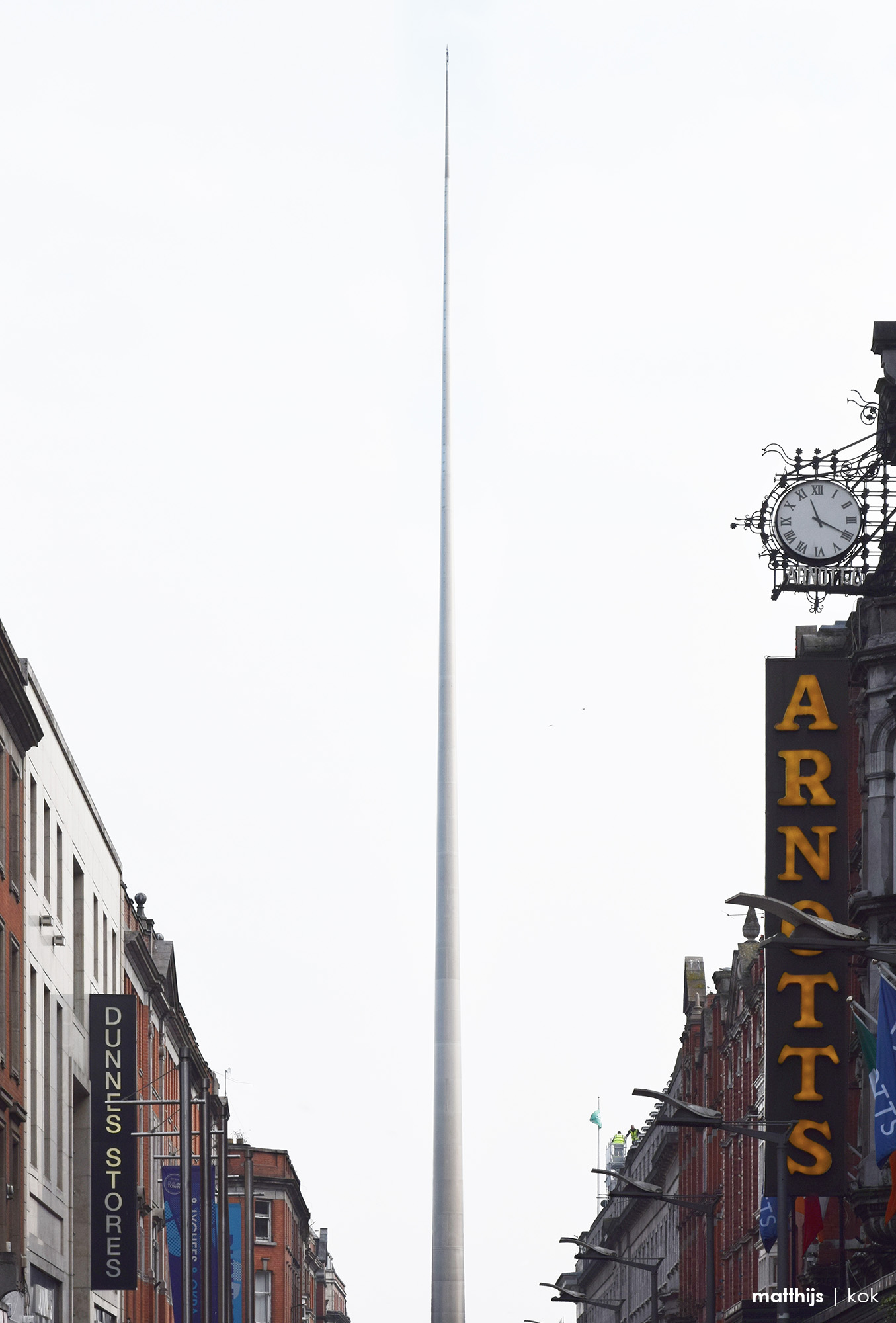 Spire Monument, Dublin, Ireland | Photo by Matthijs Kok