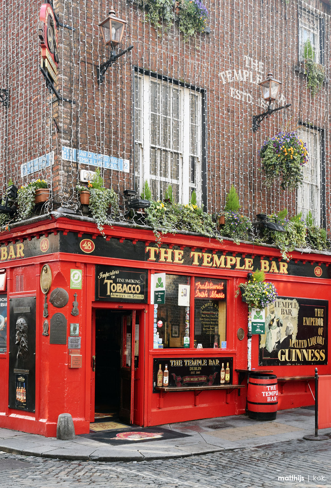 Temple Bar, Dublin, Ireland | Photo by Matthijs Kok