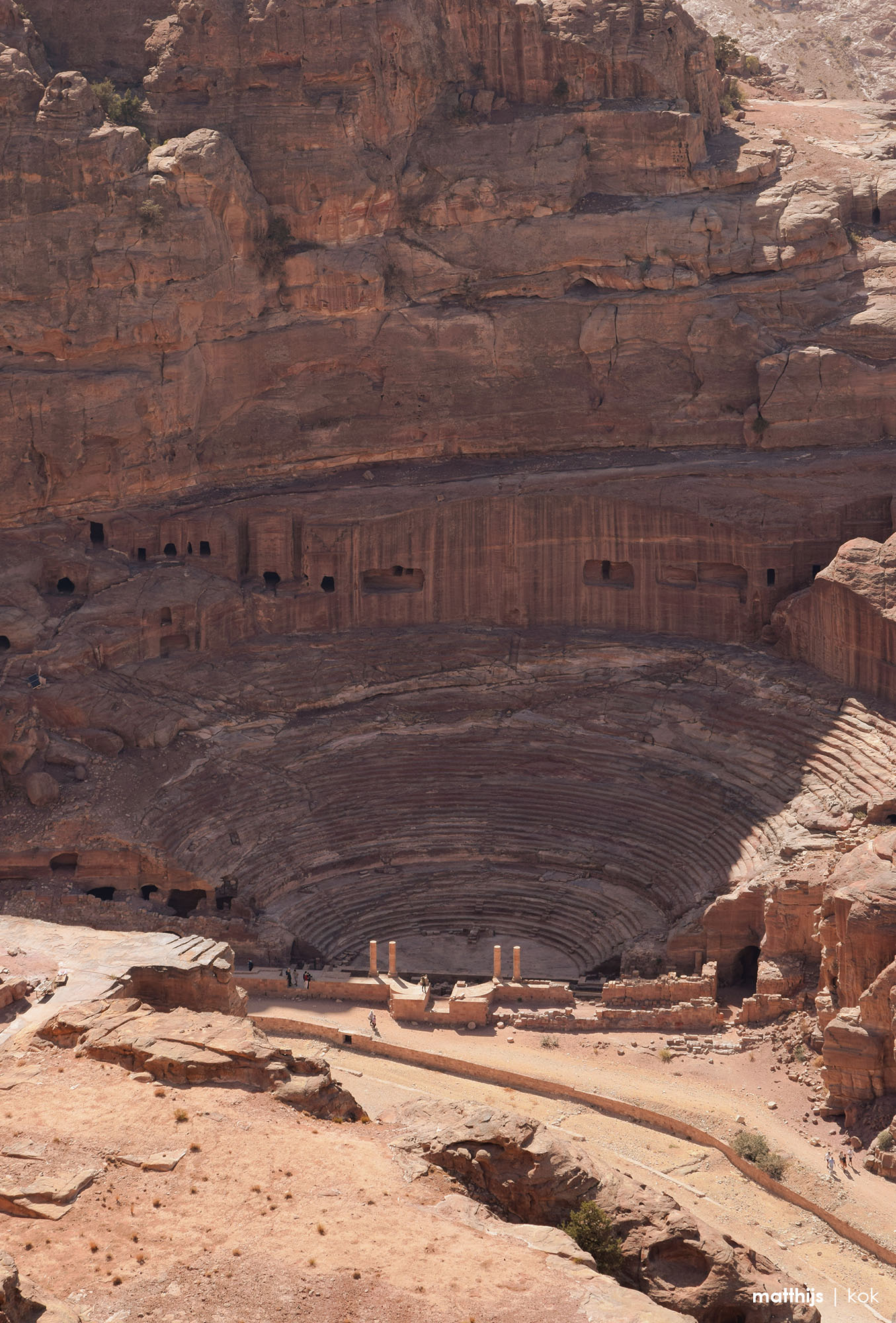 Nabatean Theatre, Petra, Jordan | Photography by Matthijs Kok