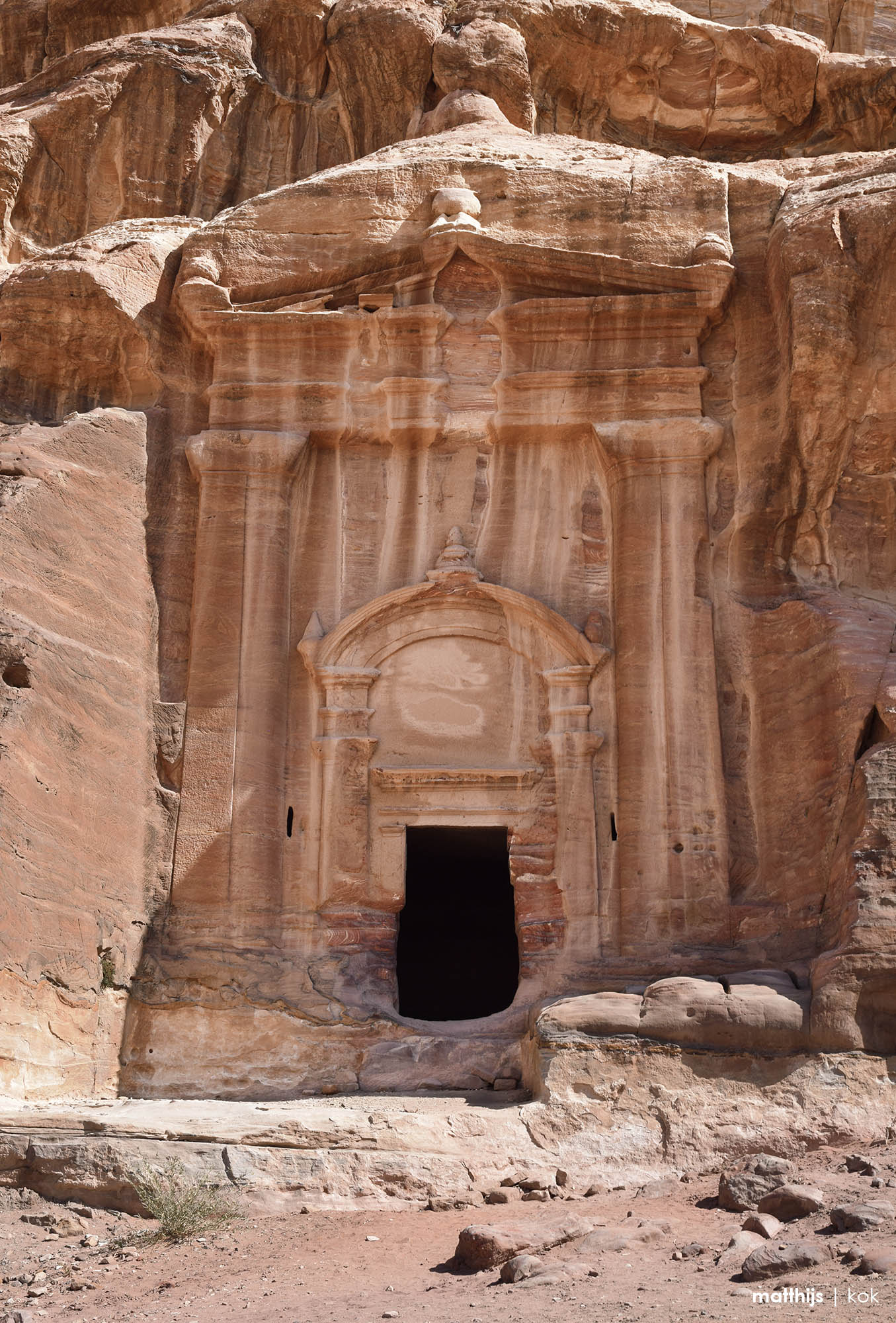 Renaissance Tomb, Petra, Jordan | Photography by Matthijs Kok
