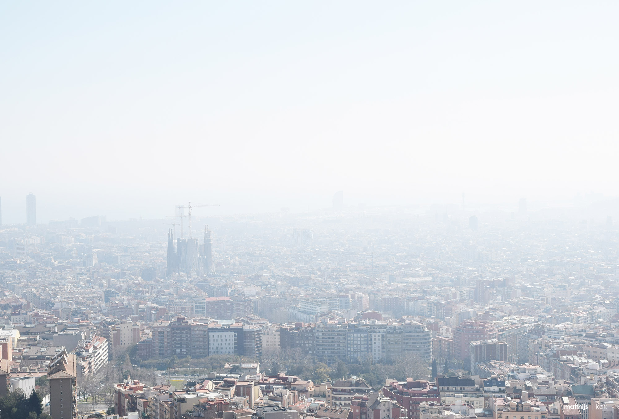 View of Barcelona from Bunkers del Carmel | Photo by Matthijs Kok
