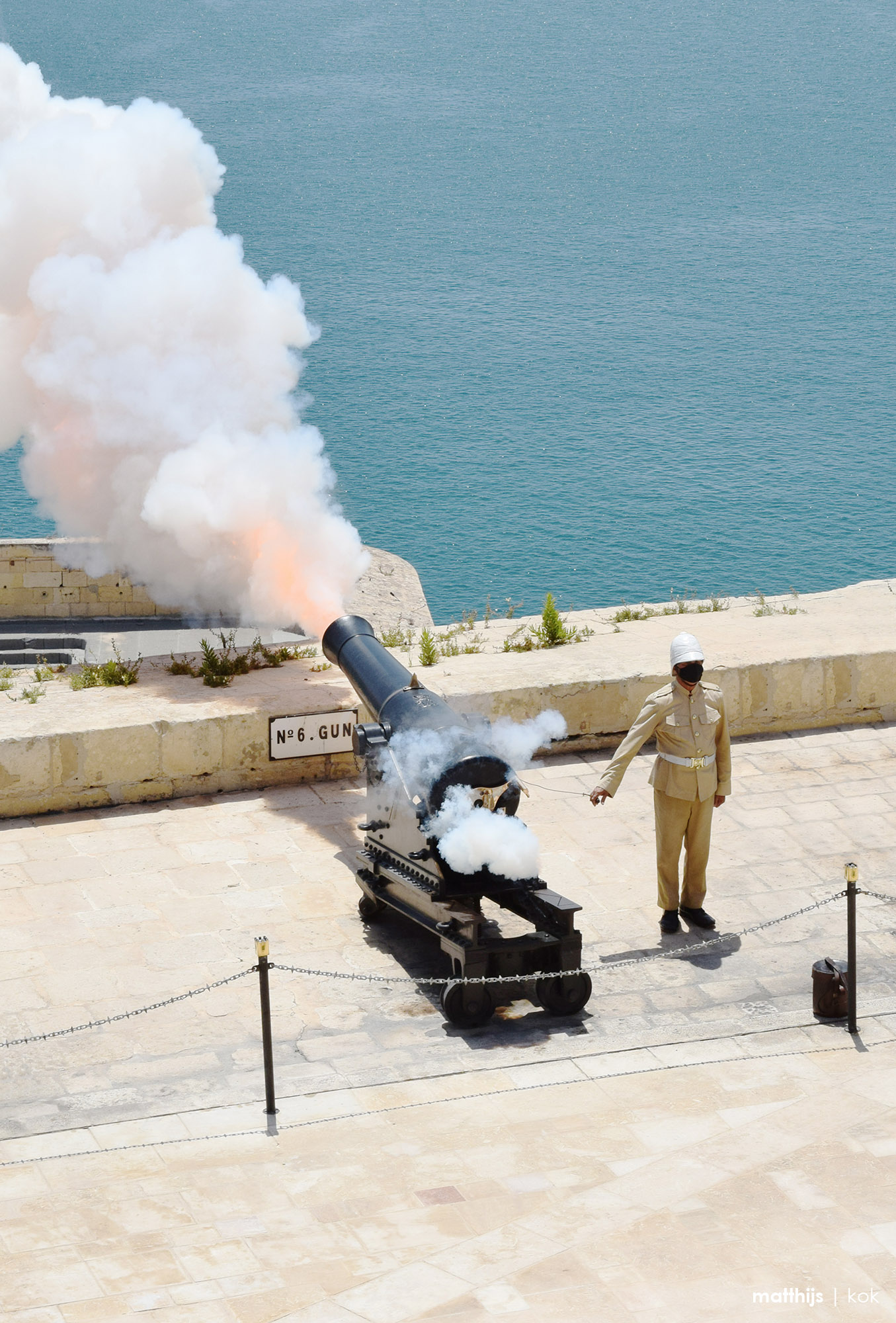 Saluting Battery, Valletta, Malta | Photo by Matthijs Kok