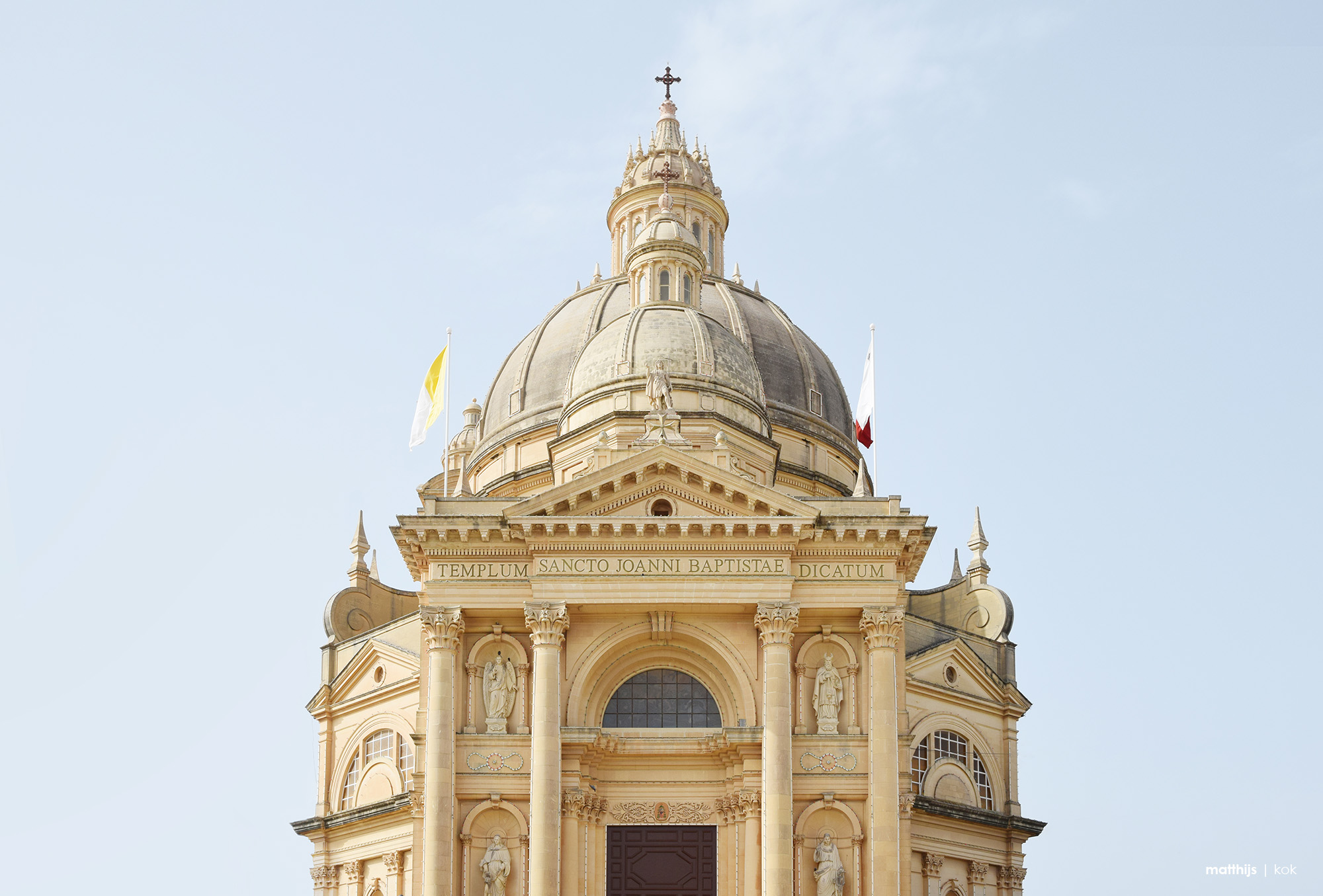 Rotunda St. John Baptist Church, Xewkija, Malta | Photo by Matthijs Kok