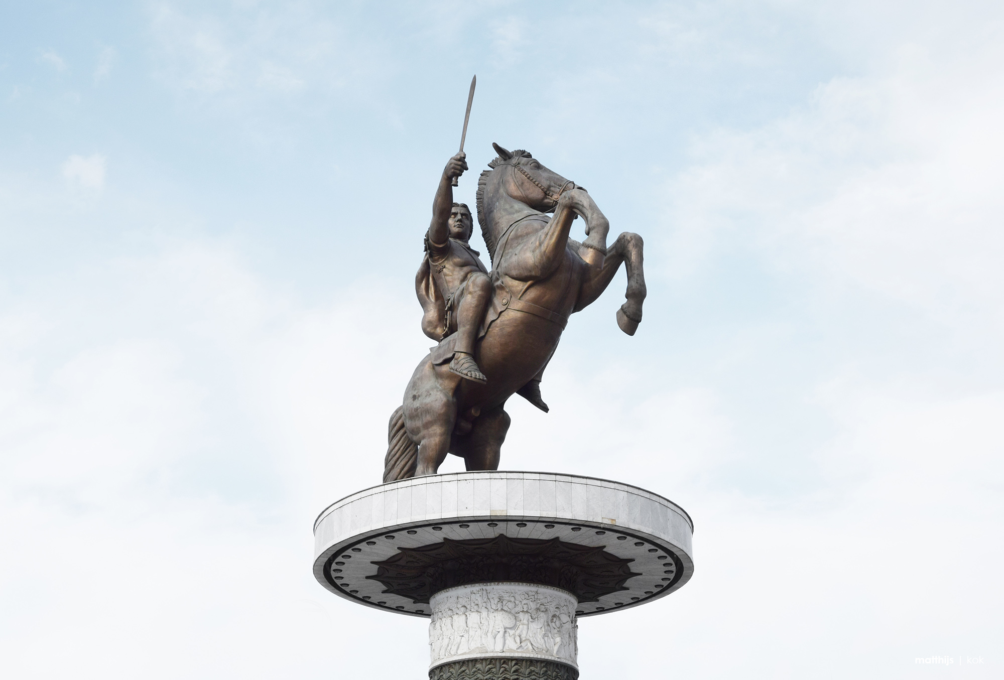 Alexander the Great Monument, Skopje, North Macedonia | Photo by Matthijs Kok