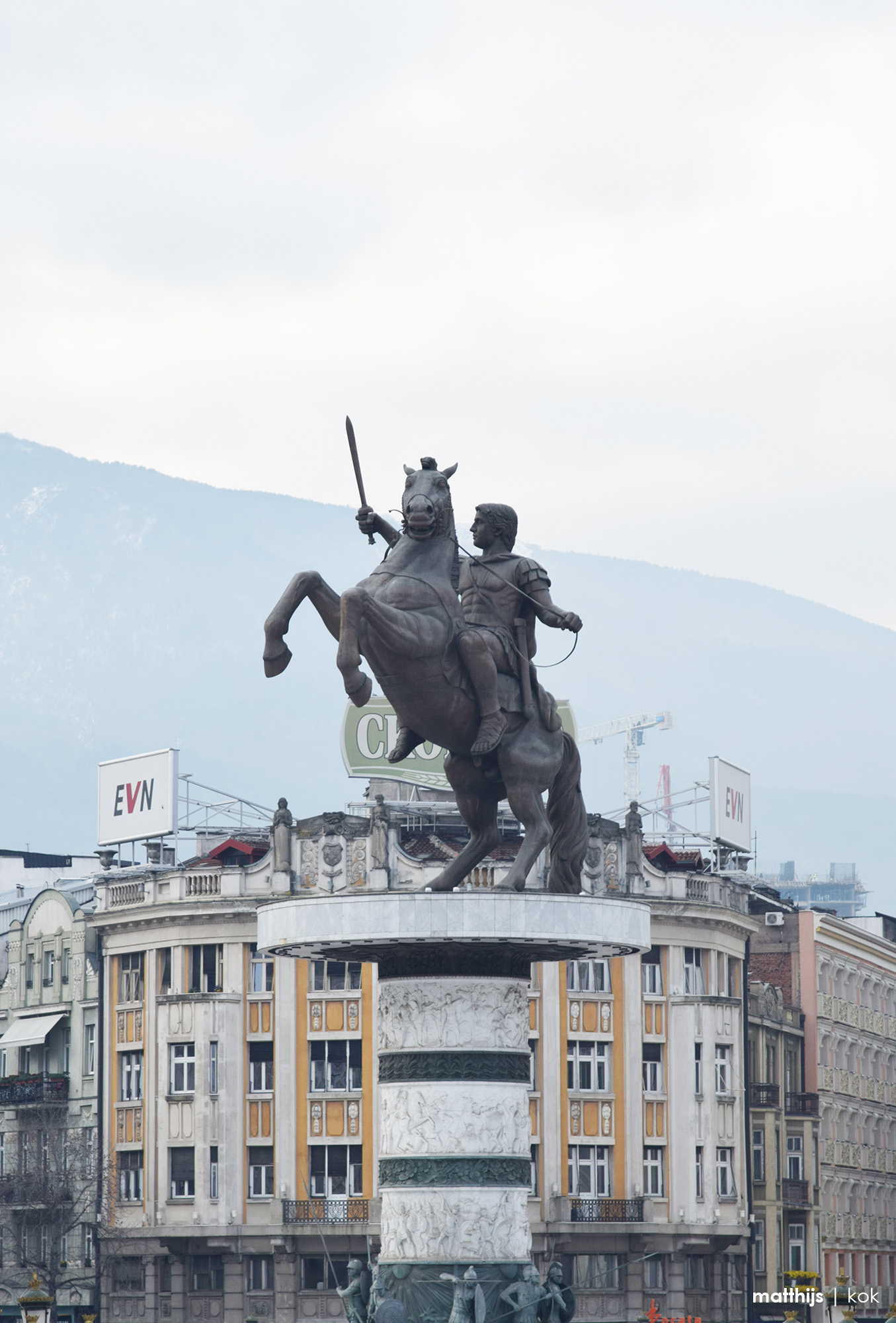 Monument of Alexander the Great, Skopje, North Macedonia | Photo by Matthijs Kok