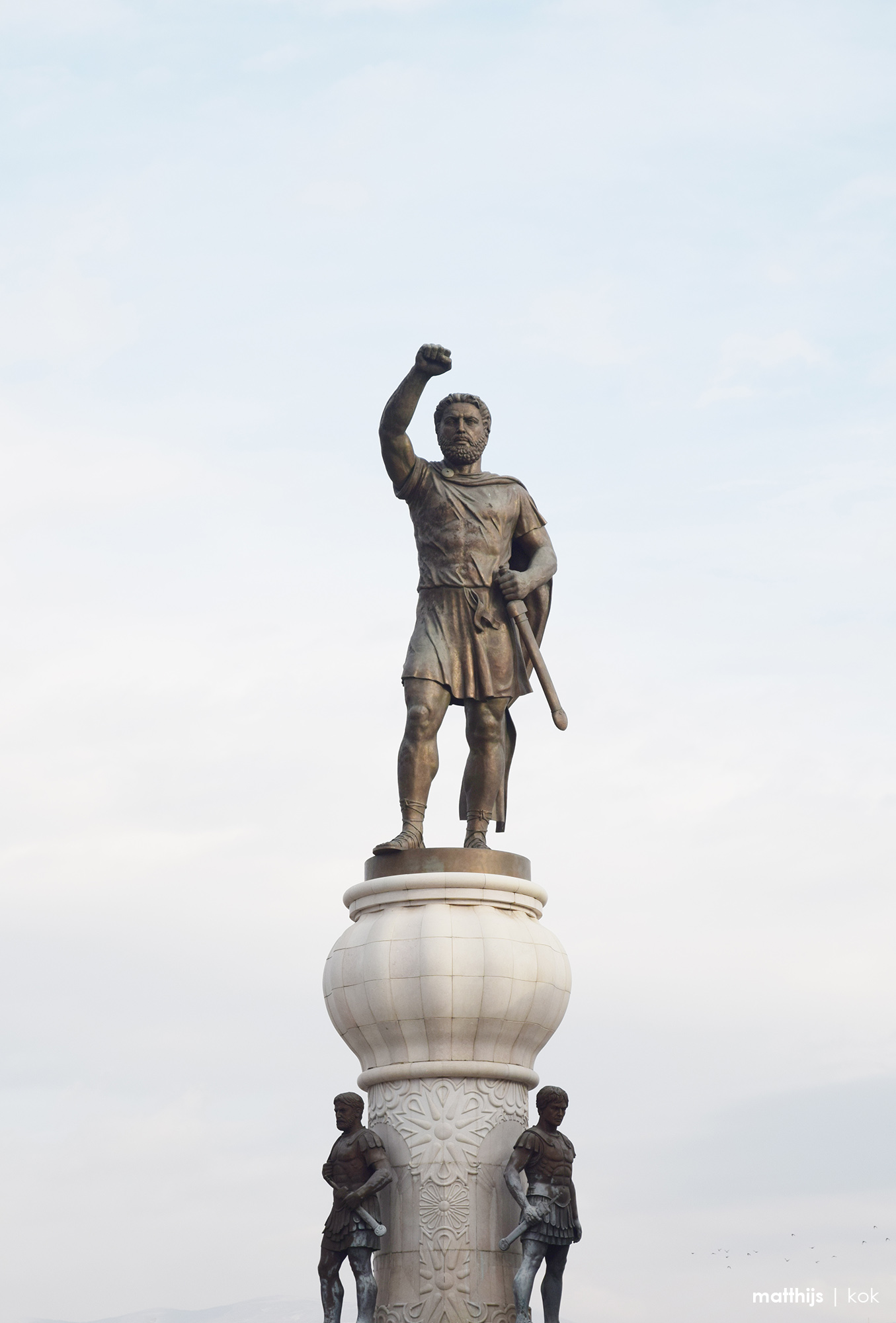 Monument Philip II of Macedonia, Skopje, North Macedonia | Photo by Matthijs Kok