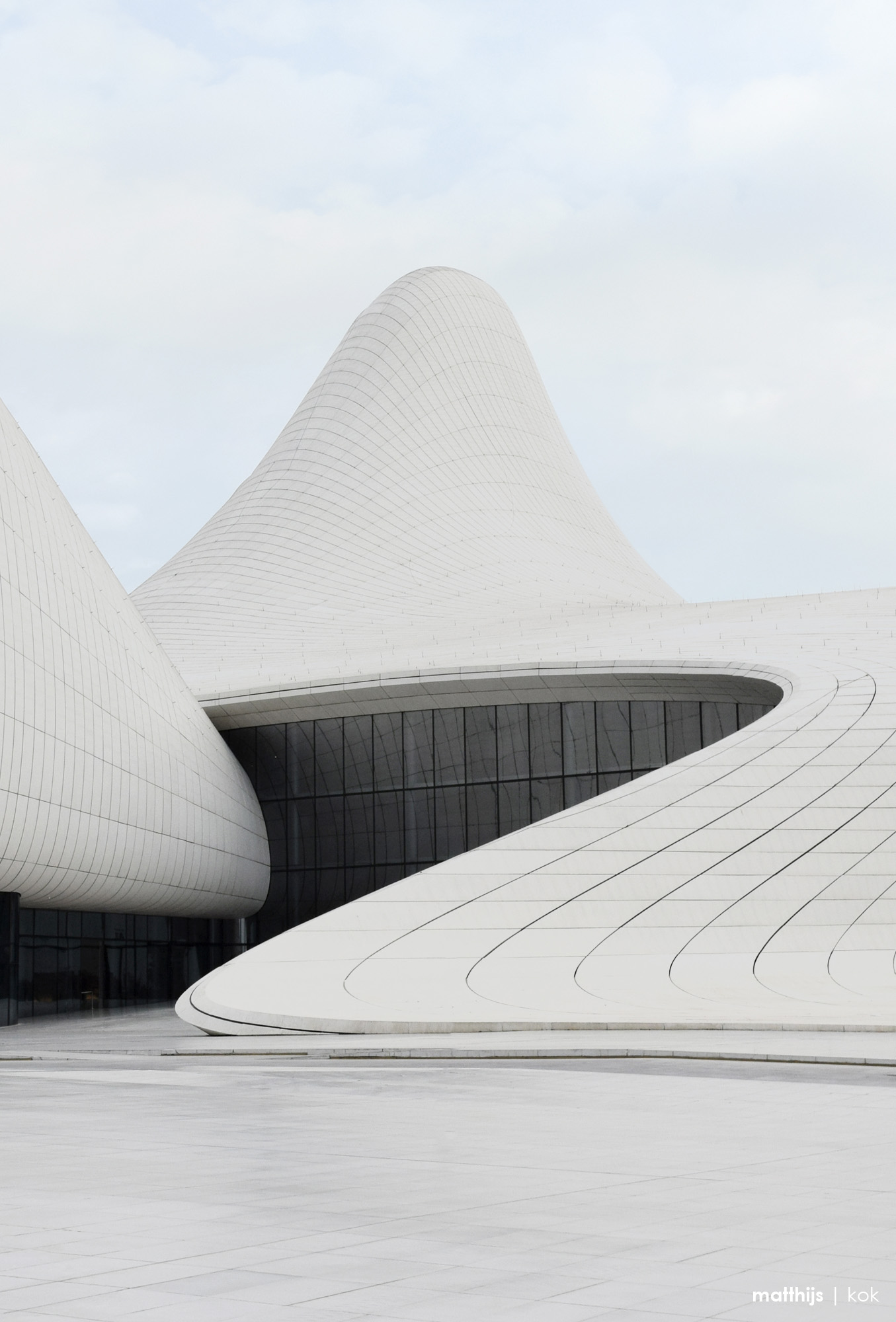  Heydar Aliyev Center by Zaha Hadid, Baku, Azerbaijan | Photo by Matthijs Kok