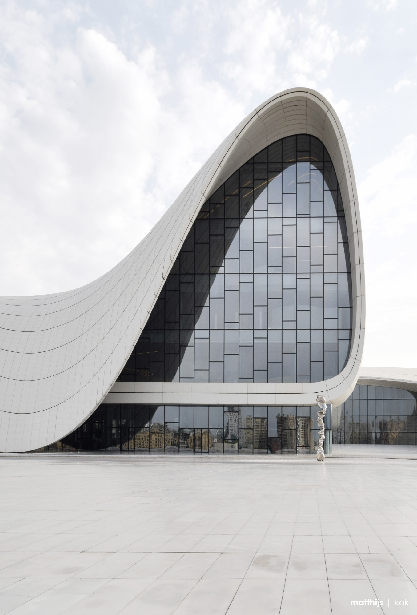  Heydar Aliyev Center by Zaha Hadid, Baku, Azerbaijan | Photo by Matthijs Kok