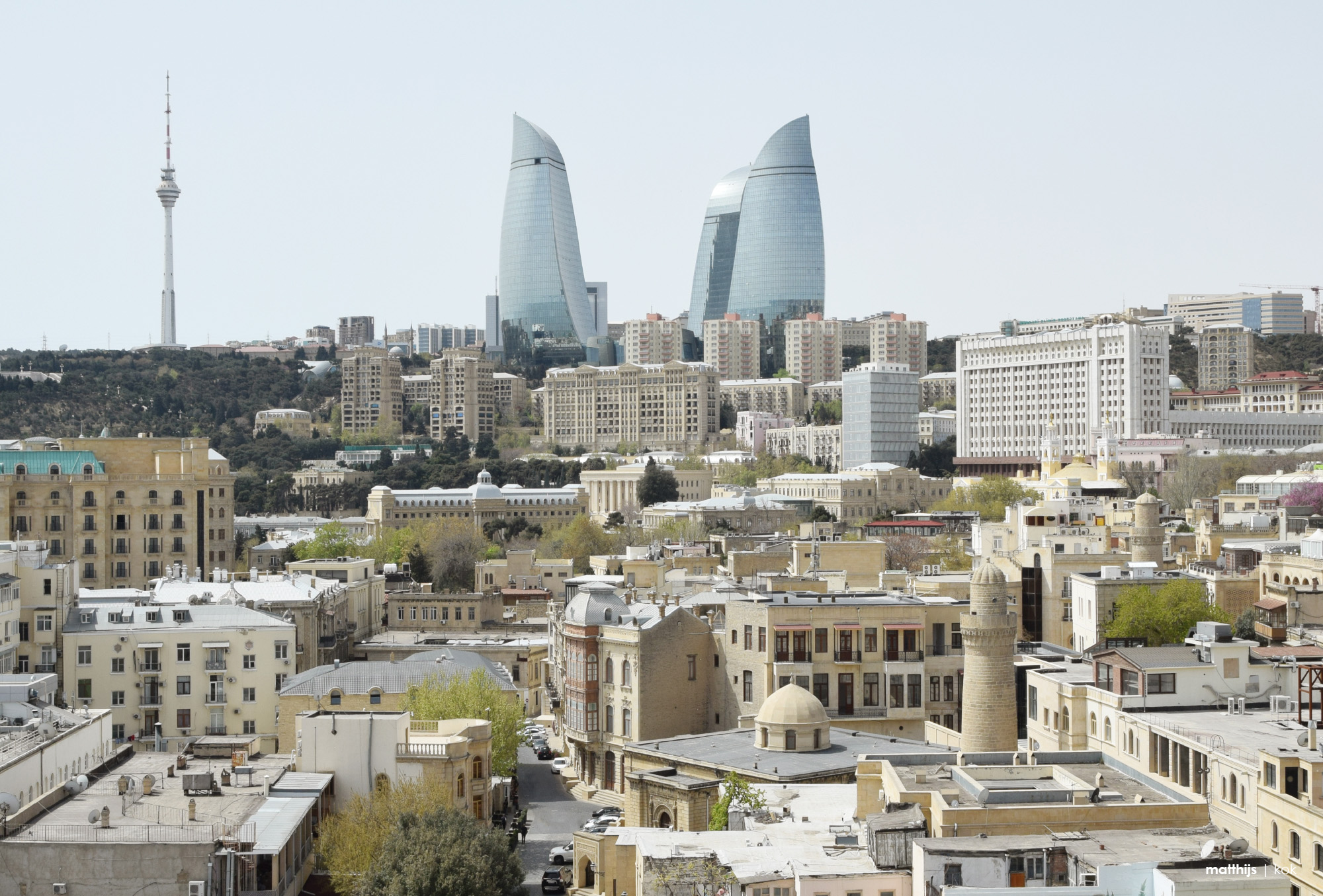 View from the Maidan Tower, Baku, Azerbaijan | Photo by Matthijs Kok