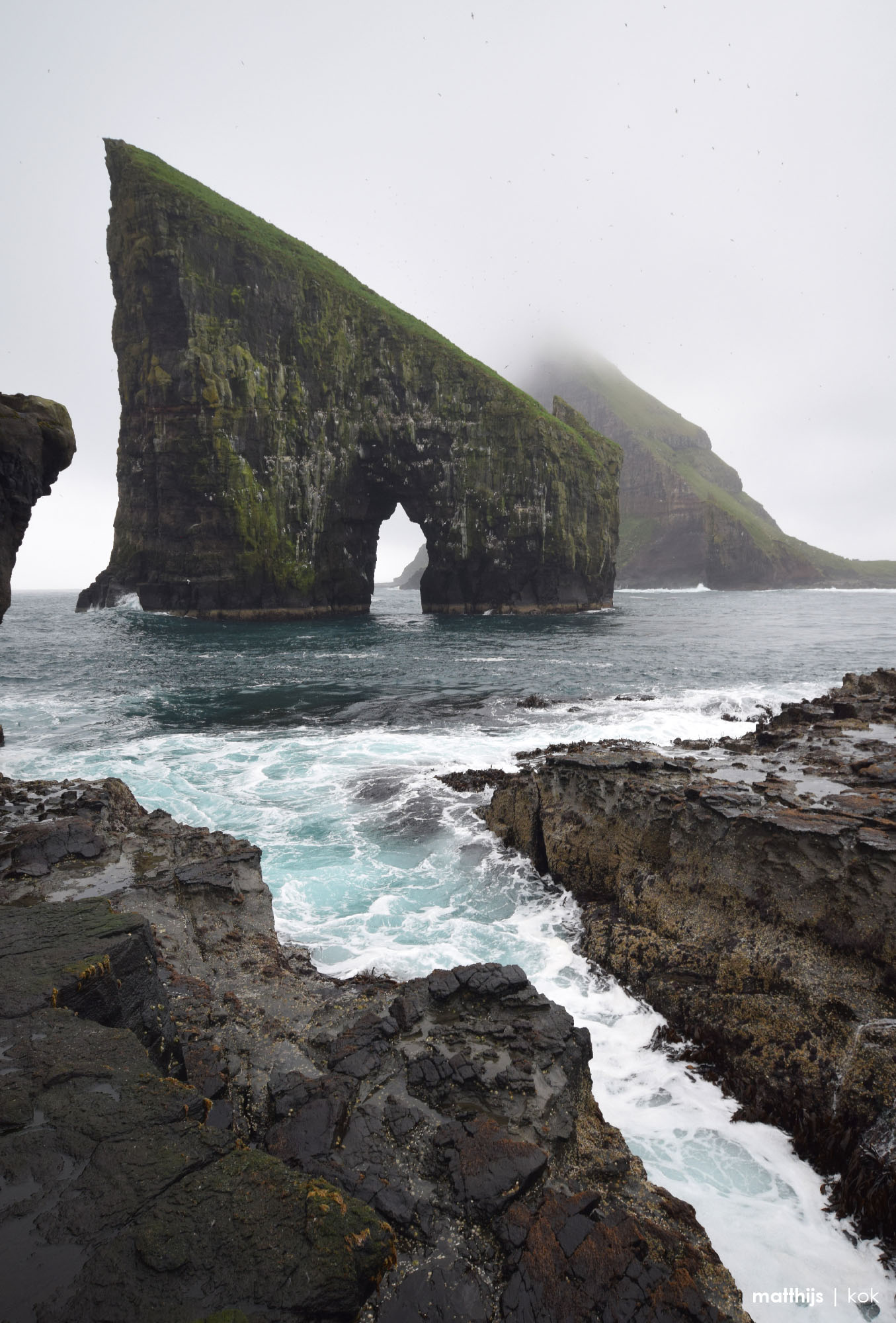 Drangarnir, Faroe Islands | Photo by Matthijs Kok