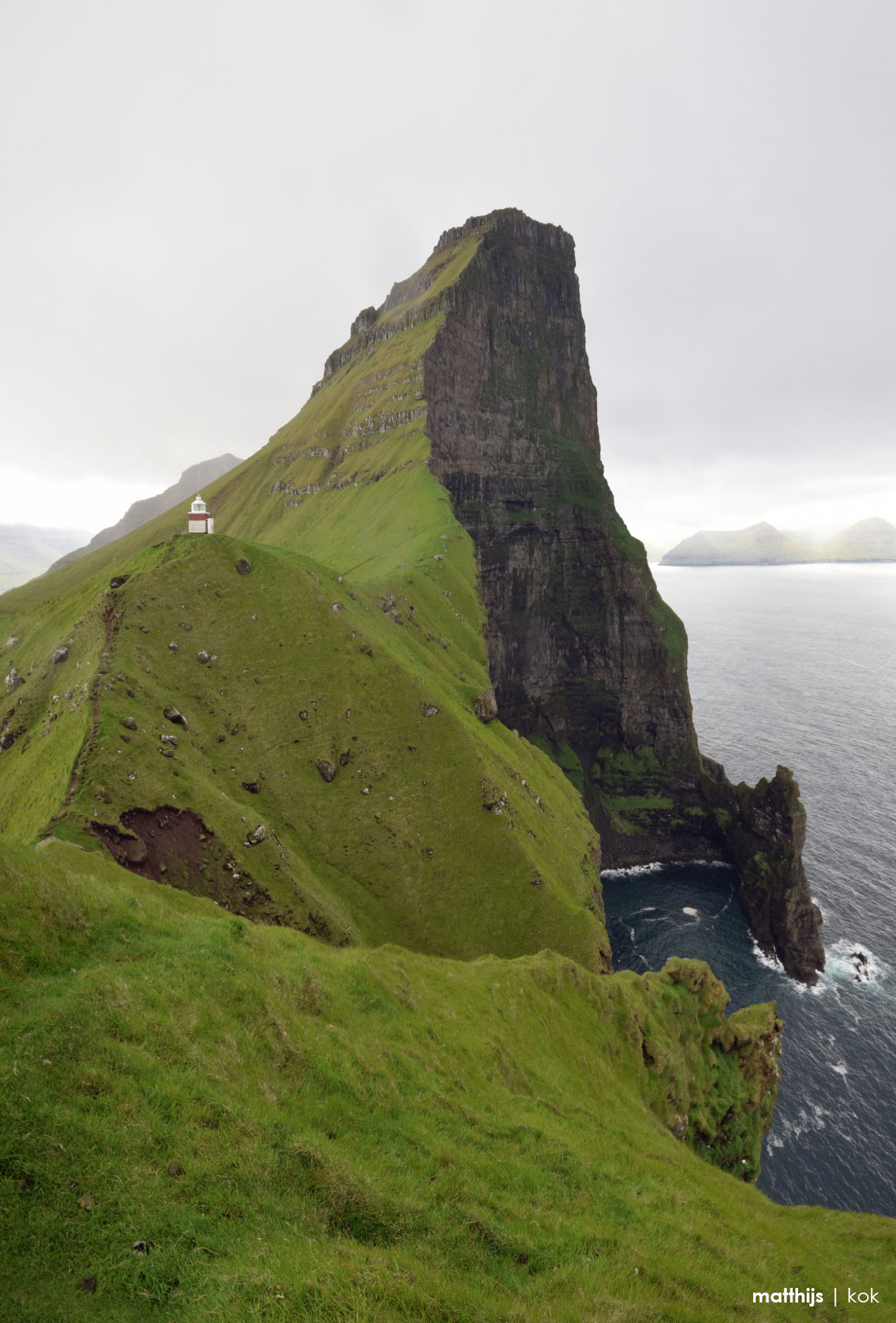 Kallur Lighthouse, Kalsoy, Faroe Islands | Photo by Matthijs Kok