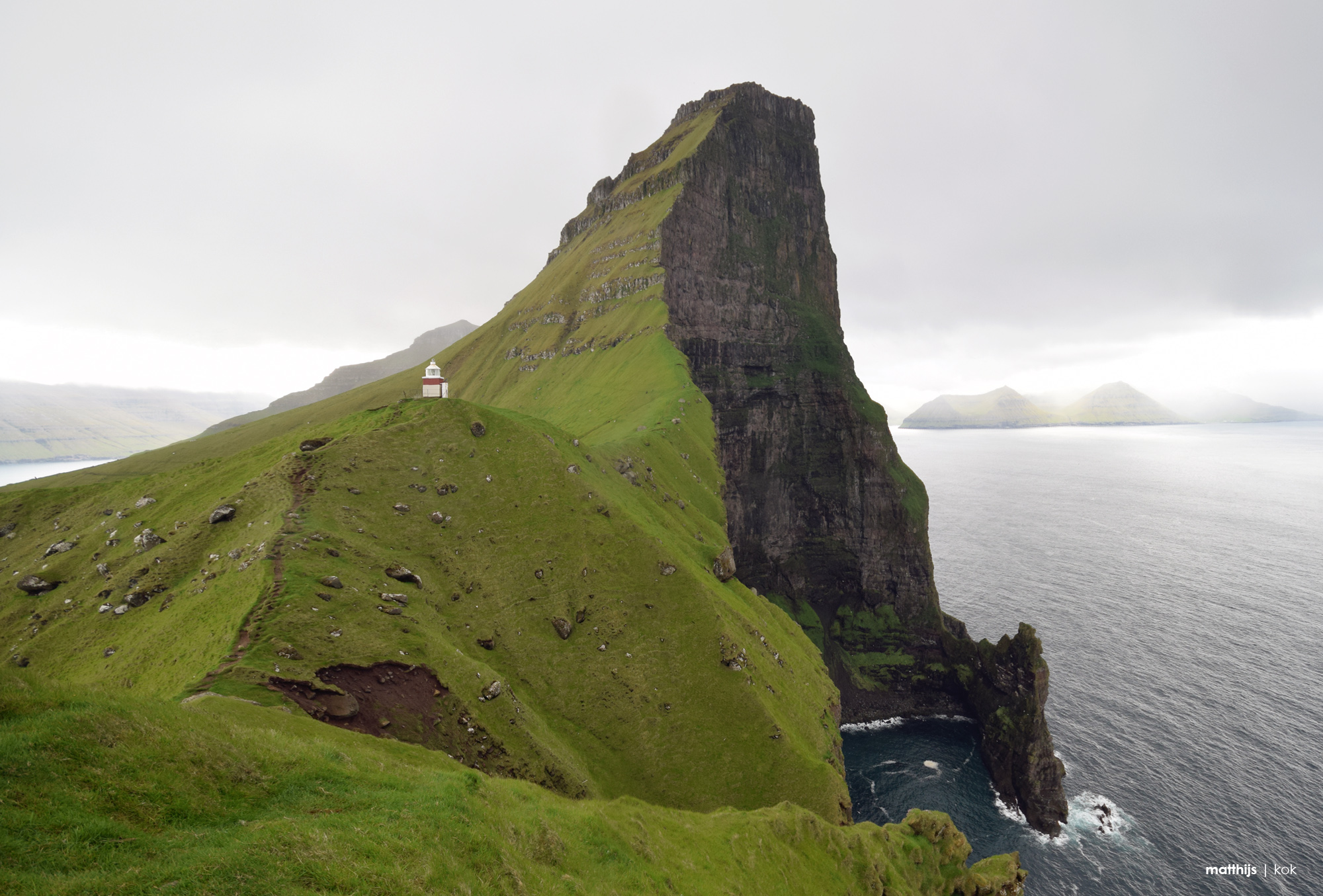 Kallur Lighthouse, Kalsoy, Faroe Islands | Photo by Matthijs Kok