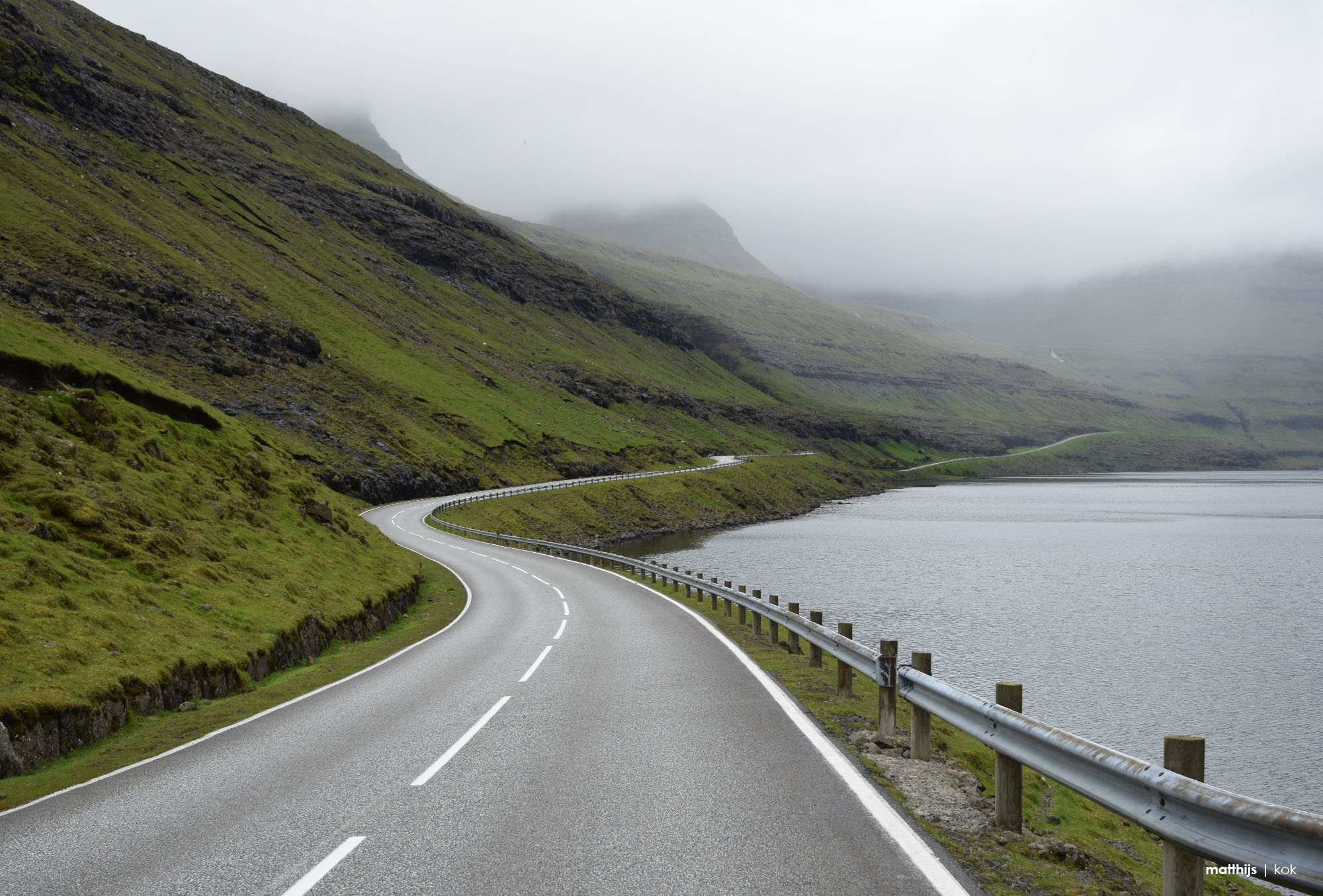 Windy Road, Faroe Islands | Photo by Matthijs Kok