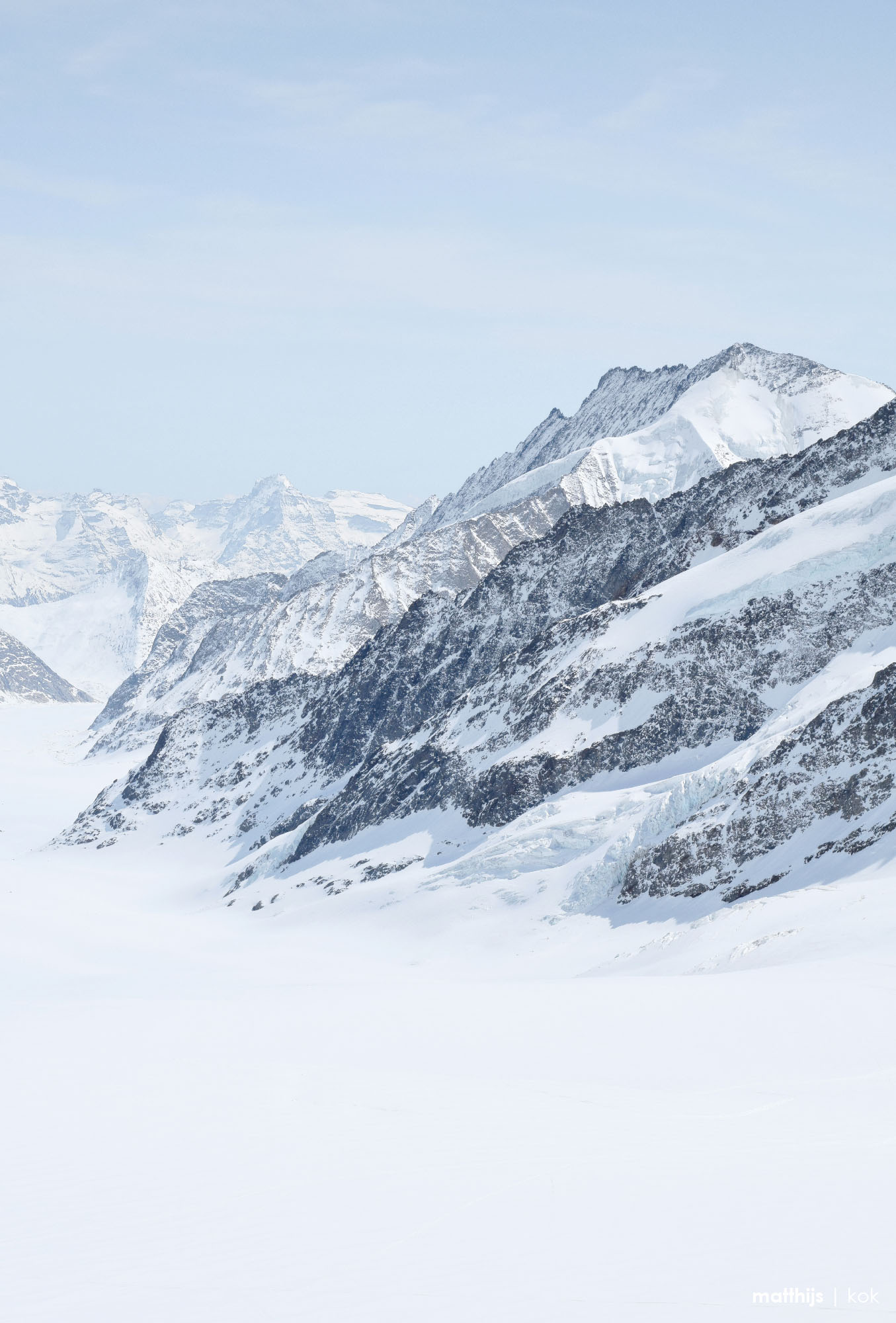 Swiss Alps, Jungfraujoch, Switzerland | Photo by Matthijs Kok
