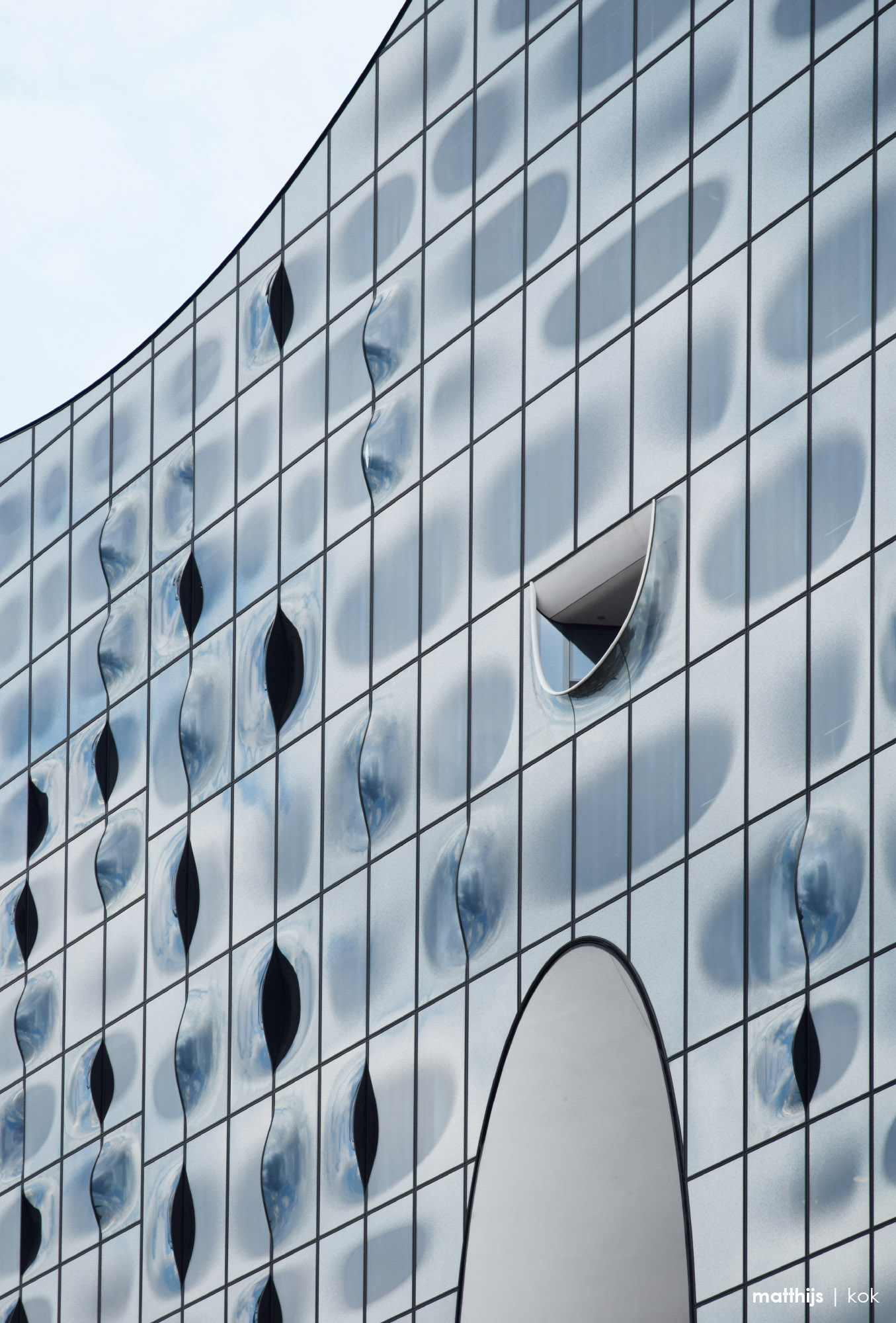 Elbphilharmonie Architecture Detail, Hamburg, Germany| Photo by Matthijs Kok