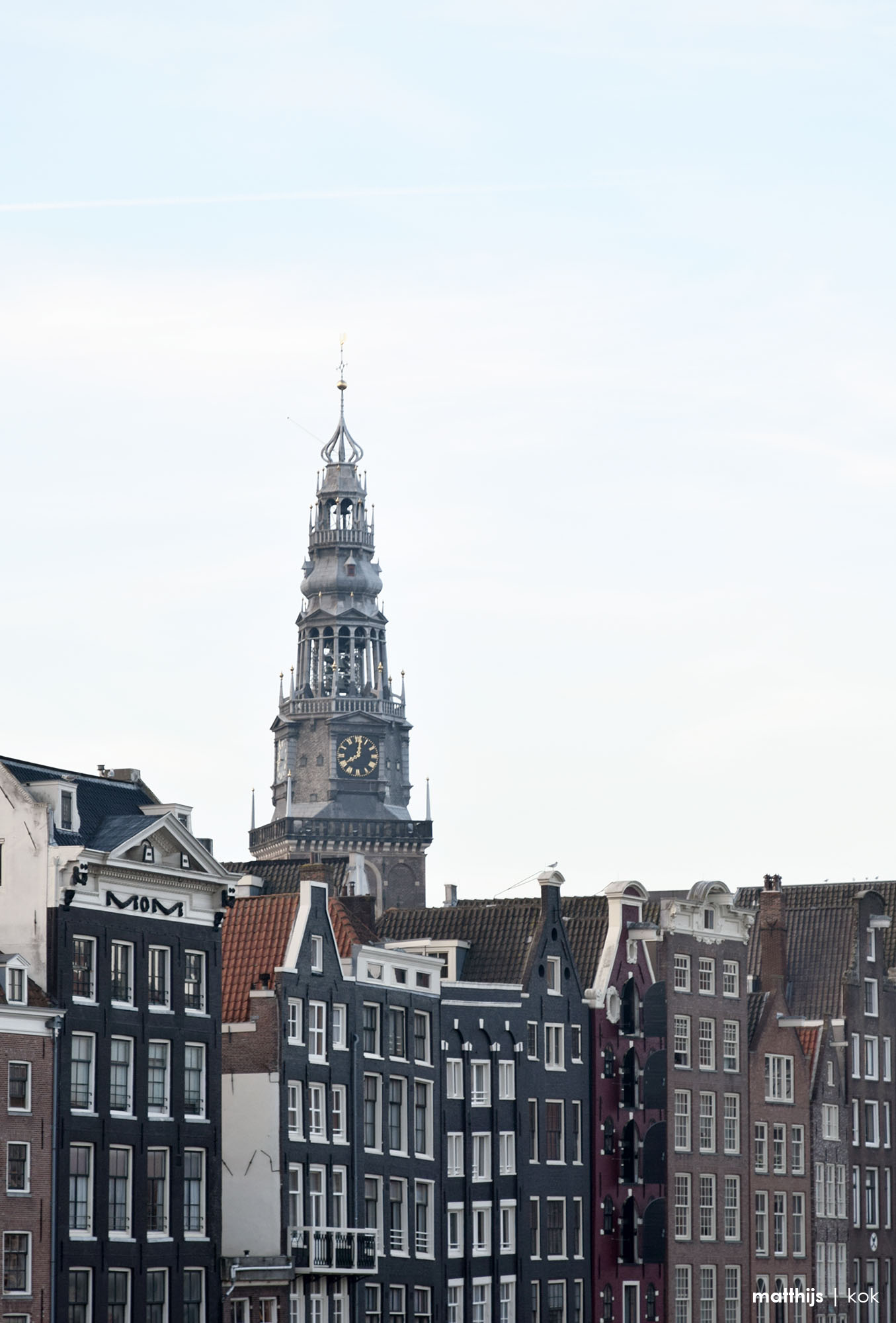 Oude Kerk with Damrak, Amsterdam, The Netherlands | Photo by Matthijs Kok